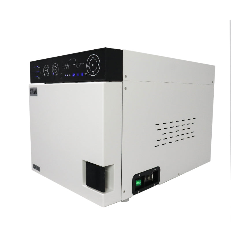 12L Class B Steam Sterilizer Autoclave | 134°C High-Pressure Disinfection | 121°C low-temperature sterilization