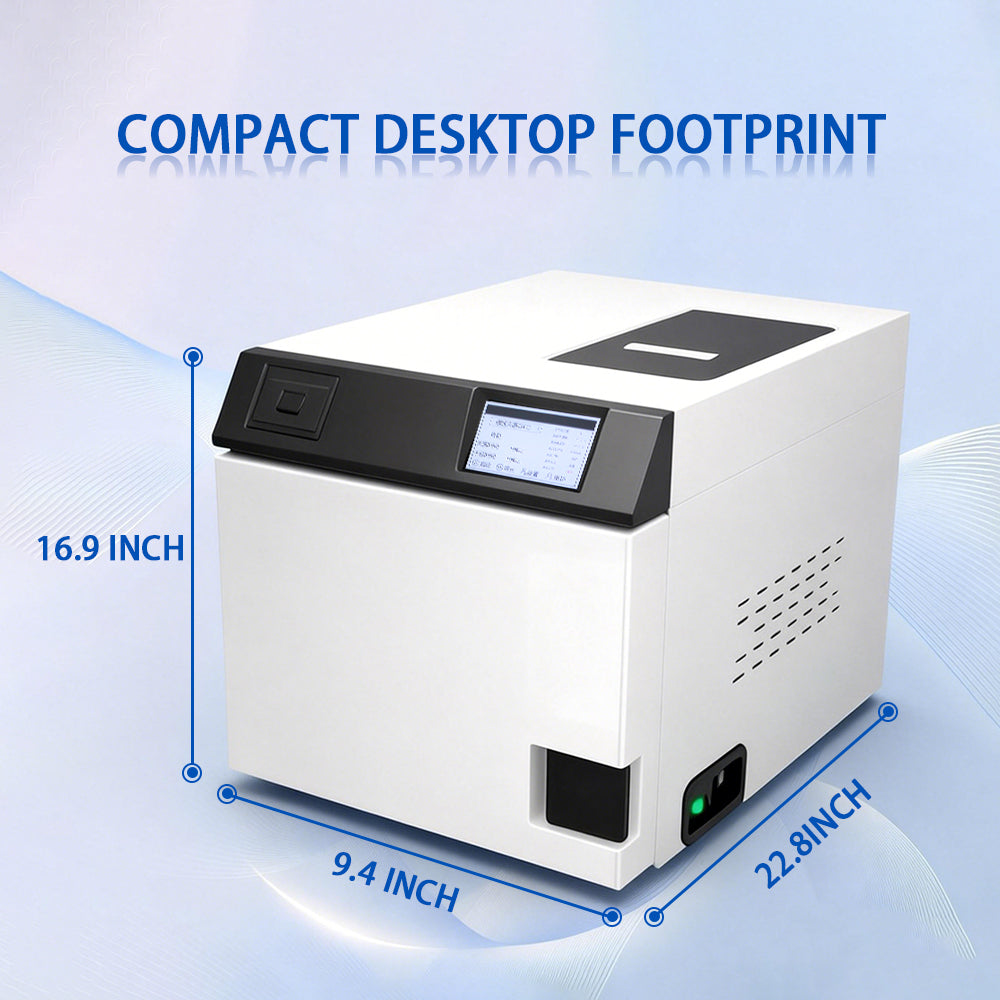 18L Class B Steam Sterilizer Autoclave | 134°C High-Pressure Disinfection | 121°C low-temperature sterilization
