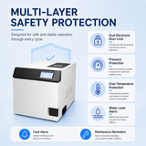 12L Touchscreen Class B Dental Autoclave Sterilizer | Vacuum Steam | Built-in Printer | Brand New